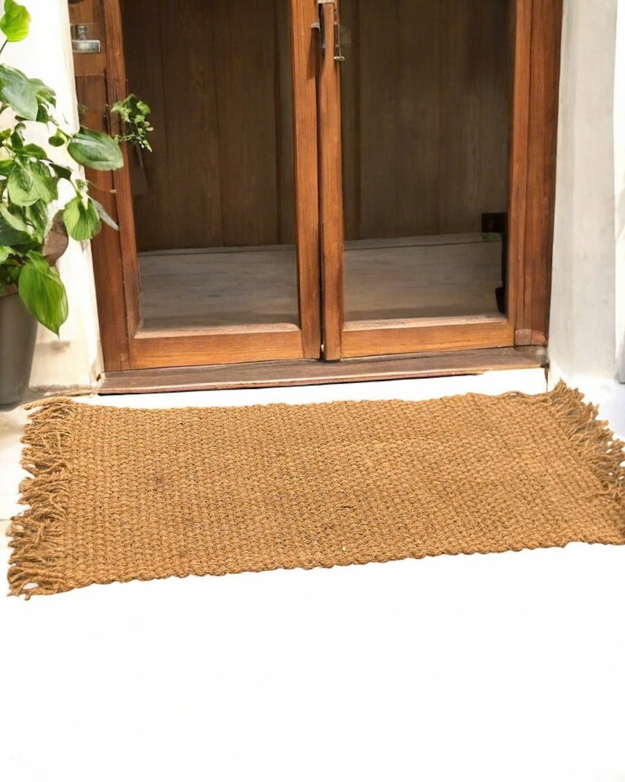 Tapis coco en fibre de coco tissée